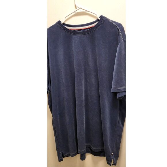 Tommy Bahama Men's Luxury Steel Blue Shirt with Swordfish Embroidered logo XL - Picture 1 of 7